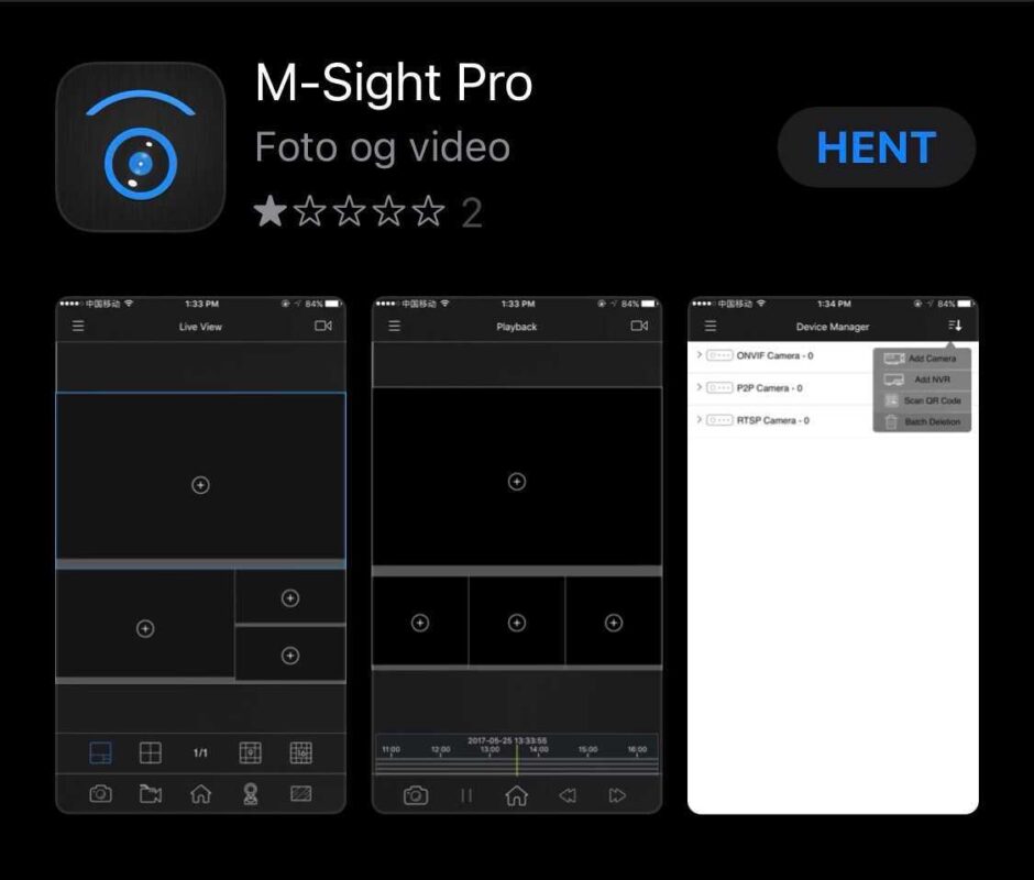 m sight pro app JM Låseservice